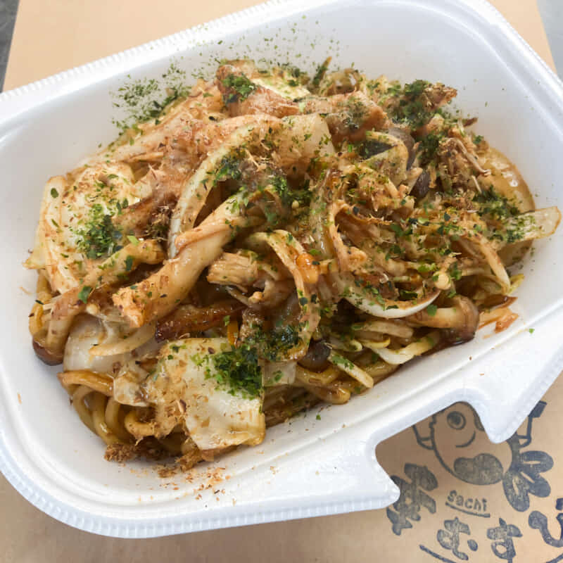 きのこ焼きそば｜北九州市・小倉北区で鉄板焼きのお弁当のテイクアウト・デリバリーなら幸むすび