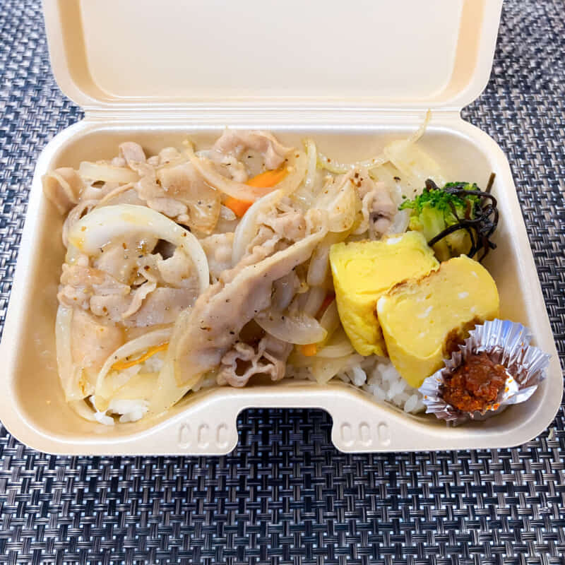塩ダレ　豚バラカルビ｜北九州市・小倉北区で鉄板焼きのお弁当のテイクアウト・デリバリーなら幸むすび