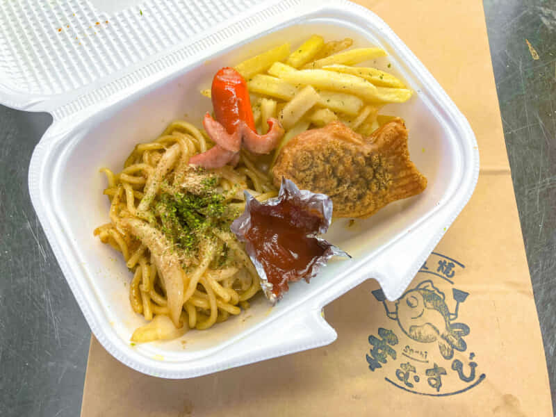 お子様　焼きそばBox｜北九州市・小倉北区で鉄板焼きのお弁当のテイクアウト・デリバリーなら幸むすび